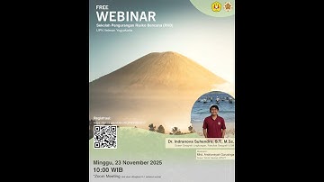 Webinar wet and cold PDC Semeru eruption - Sekolah KRB UPNVY