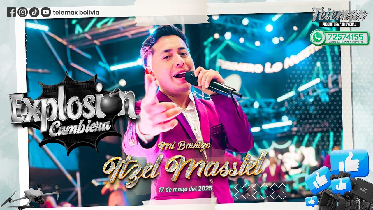 Explosión Cumbiera en vivo - Bautizo Itzel Massiel - Telemax Bolivia