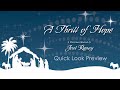 A Thrill Of Hope A Christmas Musical By Joel Raney