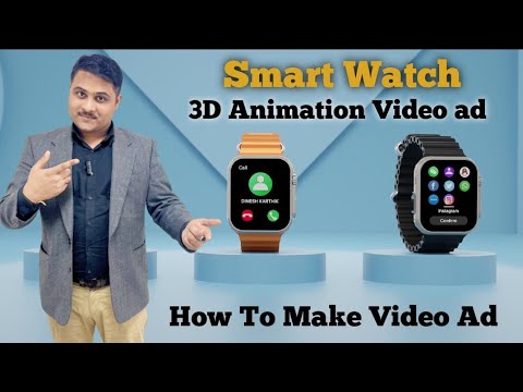 Smart Watch Video ad Making Process | 3D Animation Smart watch Ads - YouTube