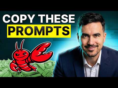 You’re Using OpenClaw Wrong - Copy These 14 Prompts (ClawdBot) thumbnail