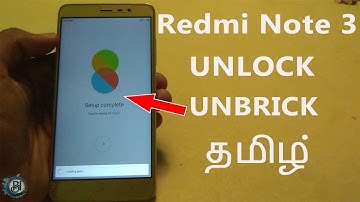 Redmi Note 3 Unbrick & Flashing With Locked Bootloader (EDL) in tamil/தமிழ்