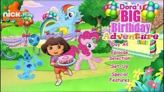 Dora's Big Birthday Adventure DVD Menu