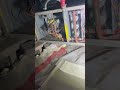 Extremely tight crawl space access to get to the furnace. #hvac