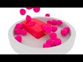 Rubber Popsicle vs Heart Shaped Candy Rain | Oddly Satisfying Video