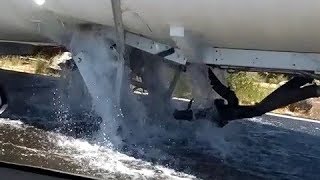 Se rompe una cuba de agua en Maspalomas.