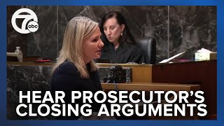 Prosecutor Karen McDonald gives closing argument in Jennifer Crumbley trial