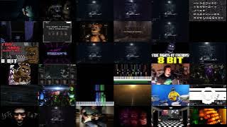 FNAF 1 Song The living tombstone 36 Versions Mashup