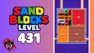 Sand Blocks Drop Puzzle Level 431 Game Walkthrough