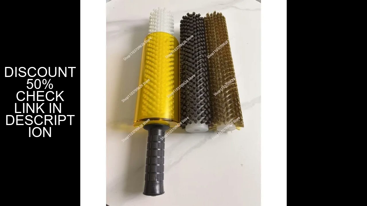 30CM Nylon/ Horse Hair /brush/copper Wire Roller Brush Set Ski Snowboard Waxing Electric Roller Brus