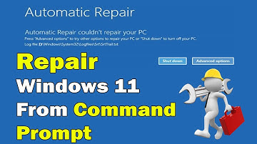 How to Repair Windows 11 using (CMD)Command Prompt