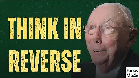 Charlie Munger: “Omkeren, altijd omkeren” (de beste toespraak ooit)