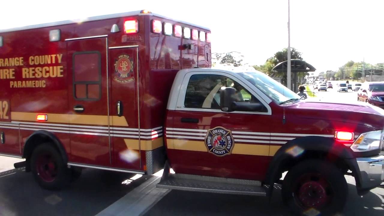 Orange County Fire Rescue Rescue 42 Responding YouTube