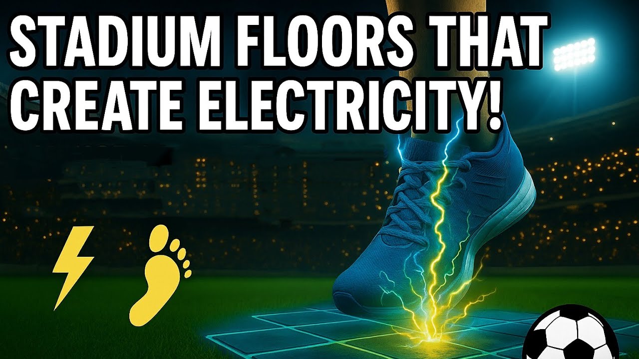 How Stadium Floors Generate Electricity | Smart Energy from Pressure Technology