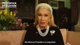 Lady Colin Campbell&#39;s Ambassador message for @sossilenceofsuicide3591