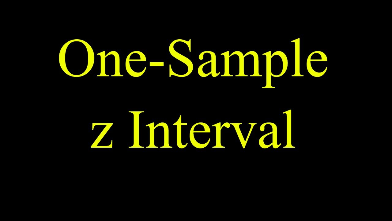 One-Sample Z Confidence Interval for a Proportion | AP Statistics ...