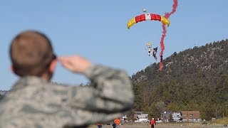 Just In Time Sky Divers/National Anthem - Big Bear Air Fair 2017