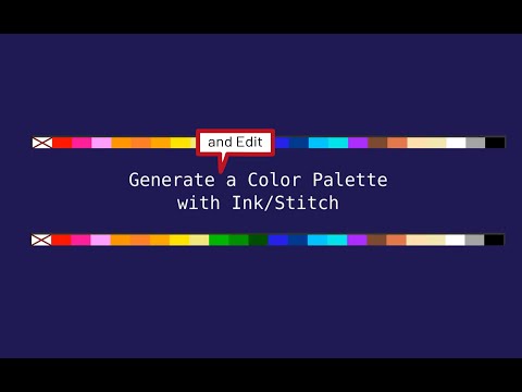 Generate and Edit Color Palettes