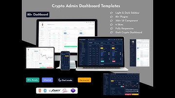 Crypto – Cryptocurrency Admin Dashboard Template With UI framework