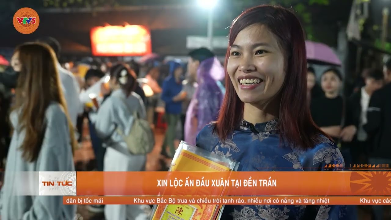 XIN LỘC ẤN ĐẦU XUÂN TẠI ĐỀN TRẦN | VTV5