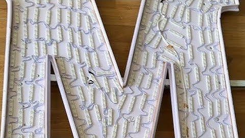 Hướng Dẫn Đi Dây Lắp Nguồn Chữ Nổi Led To Khủng Vào Khung Sắt Chuyên Nghiệp.