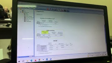 UJI KOEFISIEN DETERMINASI (R-Square Dan Adjusted R-Square)