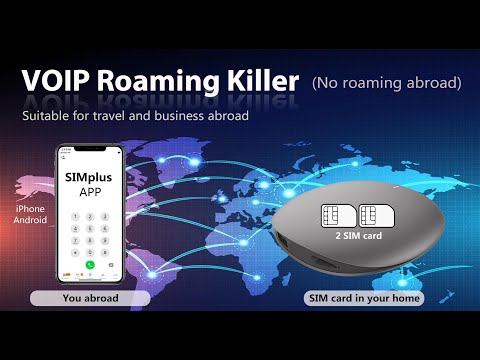 VOIP Roaming Free dual SIM extended IKOS box 4G Data sharing WiFi connection Use tutorial