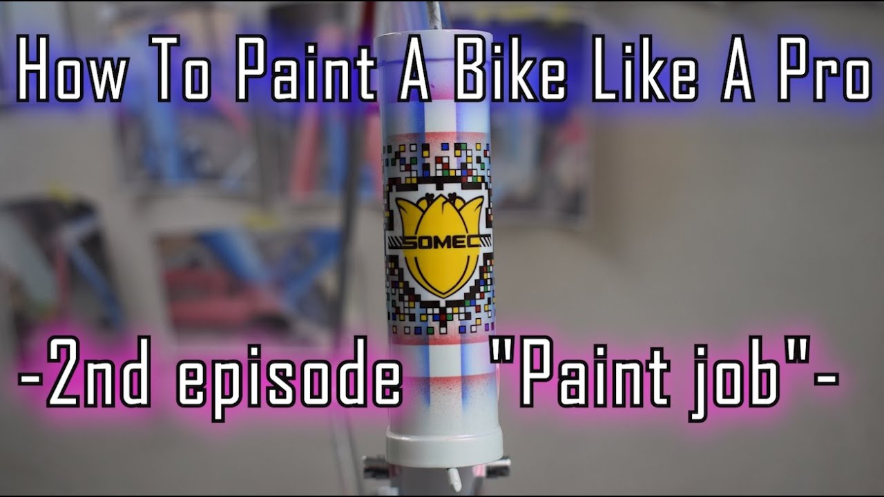 🎨How to paint a bike like a pro 2nd episode "🎨paint job🎨" YouTube