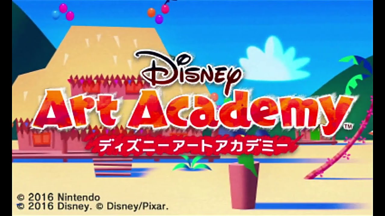 Disney 任天堂 ディズニーアートアカデミー Disney Art Academy らくがきフリーペイント ミッキー ドナルド Youtube