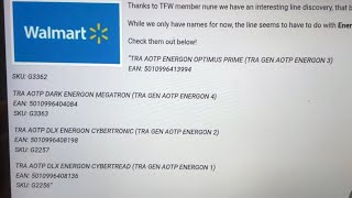 All New transformers ENERGON toyline revealed. Age of the primes Walmart capsule exclusives leaked