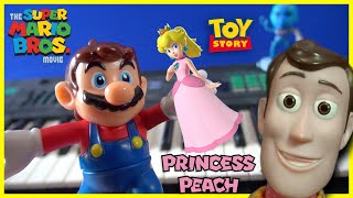 TOY STORY Super Mario Bros PEACHES Parody Woody Buzz Lightyear