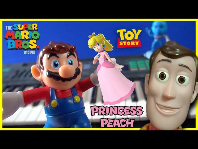 TOY STORY Super Mario Bros PEACHES Parody Woody Buzz Lightyear