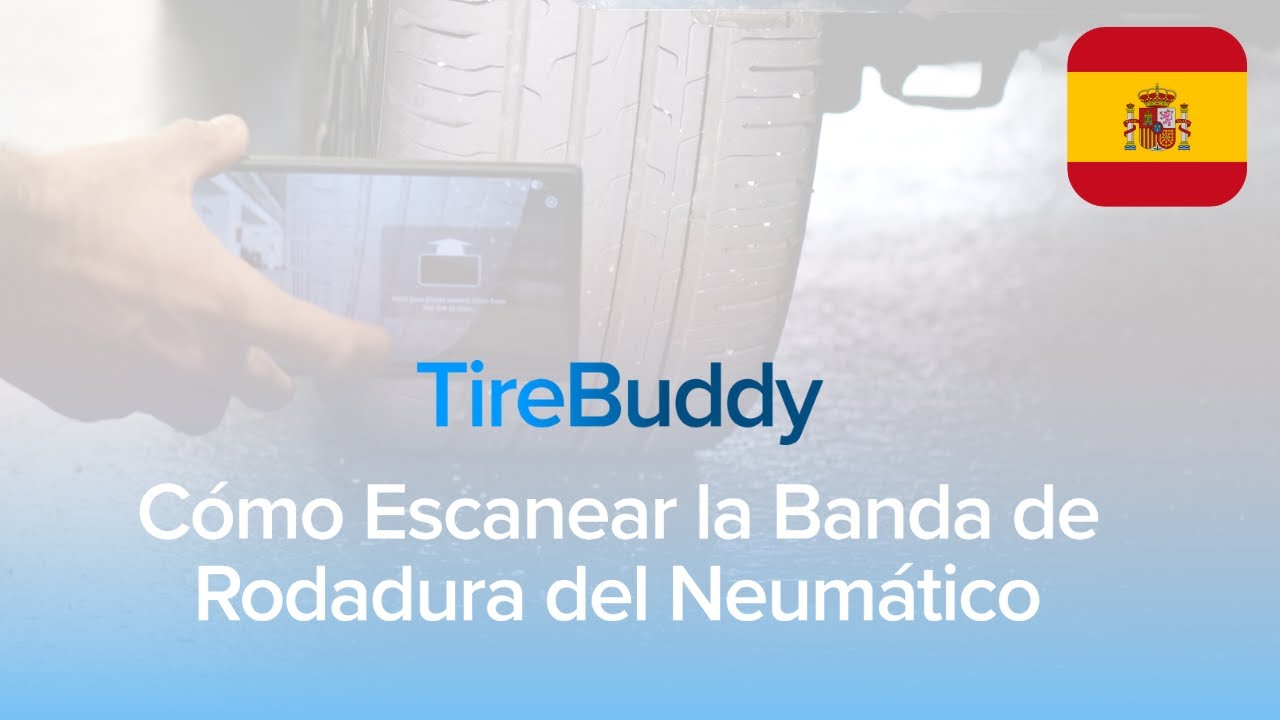 TireBuddy: Cómo escanear la banda de rodadura