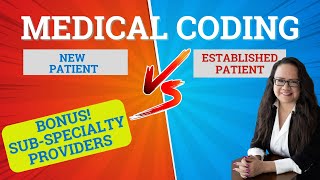 NEW PATIENT VS ESTABLISHED PATIENT WHAT IS THE DIFFERENCE? WHEN DOES IT APPLY TO E/M?