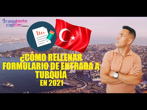 COMO RELLENAR FORMULARIO DE ENTRADA A TURQUIA CÓDIGO HES o  QR  PARA TRASPLANTE CAPILAR O TURISMO