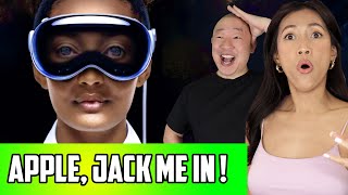Apple Vision Pro Reveal Reaction | She Lost It When I Said The Price!