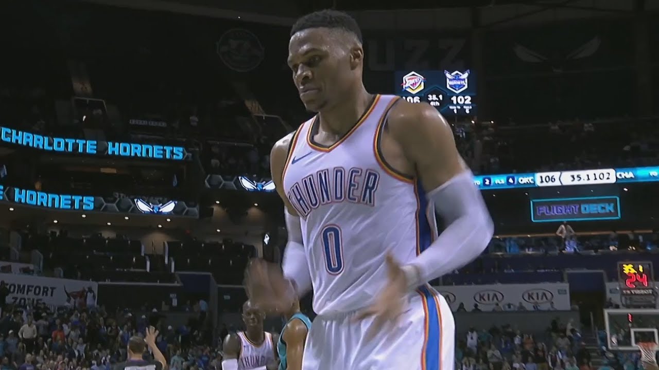 Russell Westbrook Shammgod In The Clutch! 201819 NBA Season YouTube