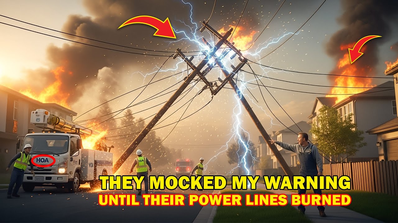 Я предупреждал товарищество собственников жилья о перегруженных линиях электропередачи, но они см...