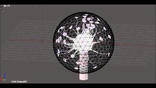 Blender Plasma Ball Test 1