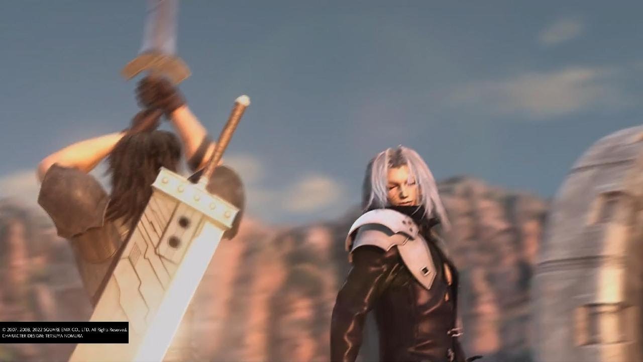 CRISIS CORE FINAL FANTASY VII REUNION - Sephiroth vs Genesis and Angeal