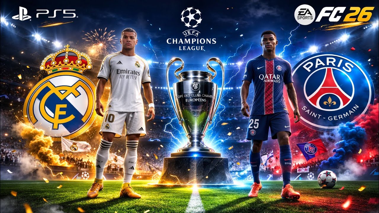 FC 26 - Real Madrid VS PSG- UEFA CHAMPIONS LEAGUE 25/26 FINAL FULL MATCH | PS5 PRO [4K60]