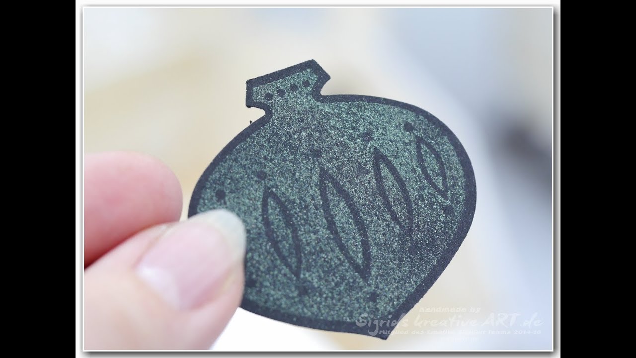 Sigrids Kreativtipp - Embossingpulver mit Lidschatten