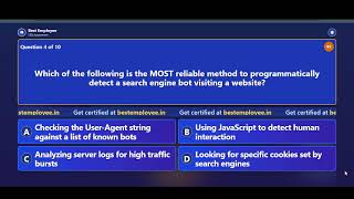 Top SEO Questions to Win the Best Employee Certificate 🚀🔍 | SEO Quiz & Tips