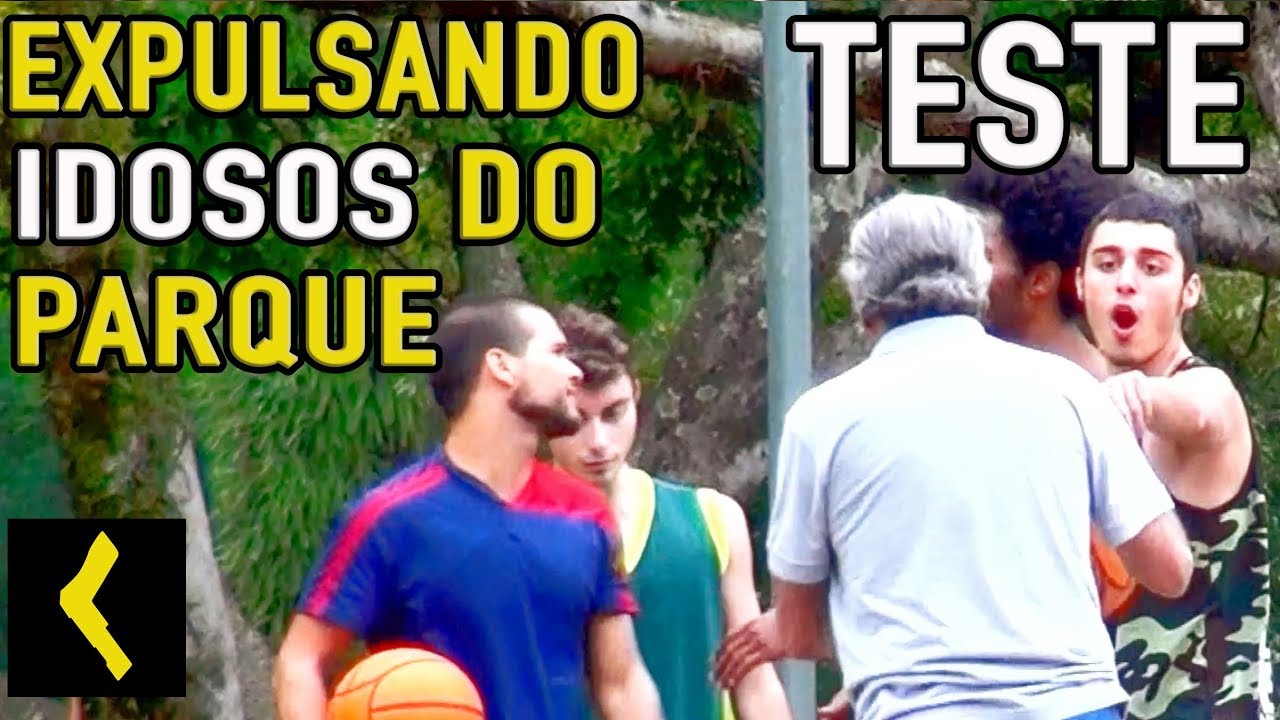 EXPULSANDO IDOSOS DO PARQUE: QUEM DEFENDE? | TESTE DO CORONATO  | EXPERIMENTO SOCIAL