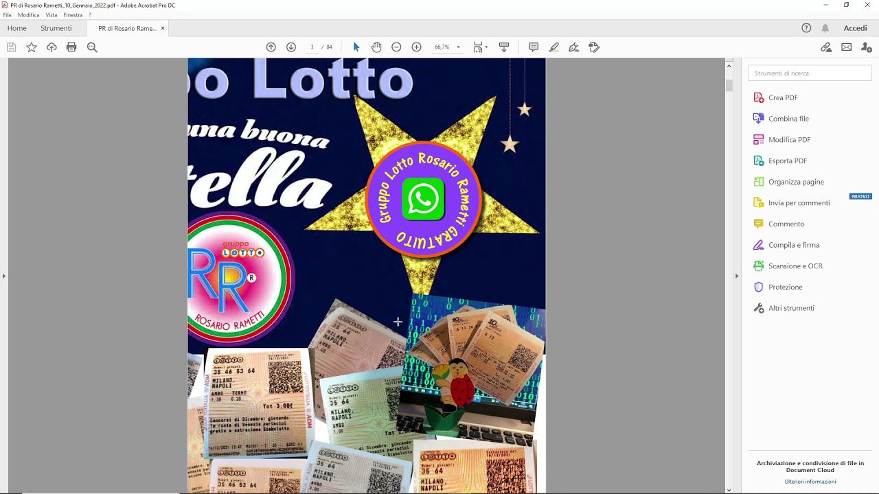 VINTE A COLPO 16 QUATERNE A RUOTA