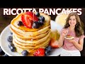 LEMON RICOTTA PANCAKES  - Easy Breakfast Pancakes Recipe