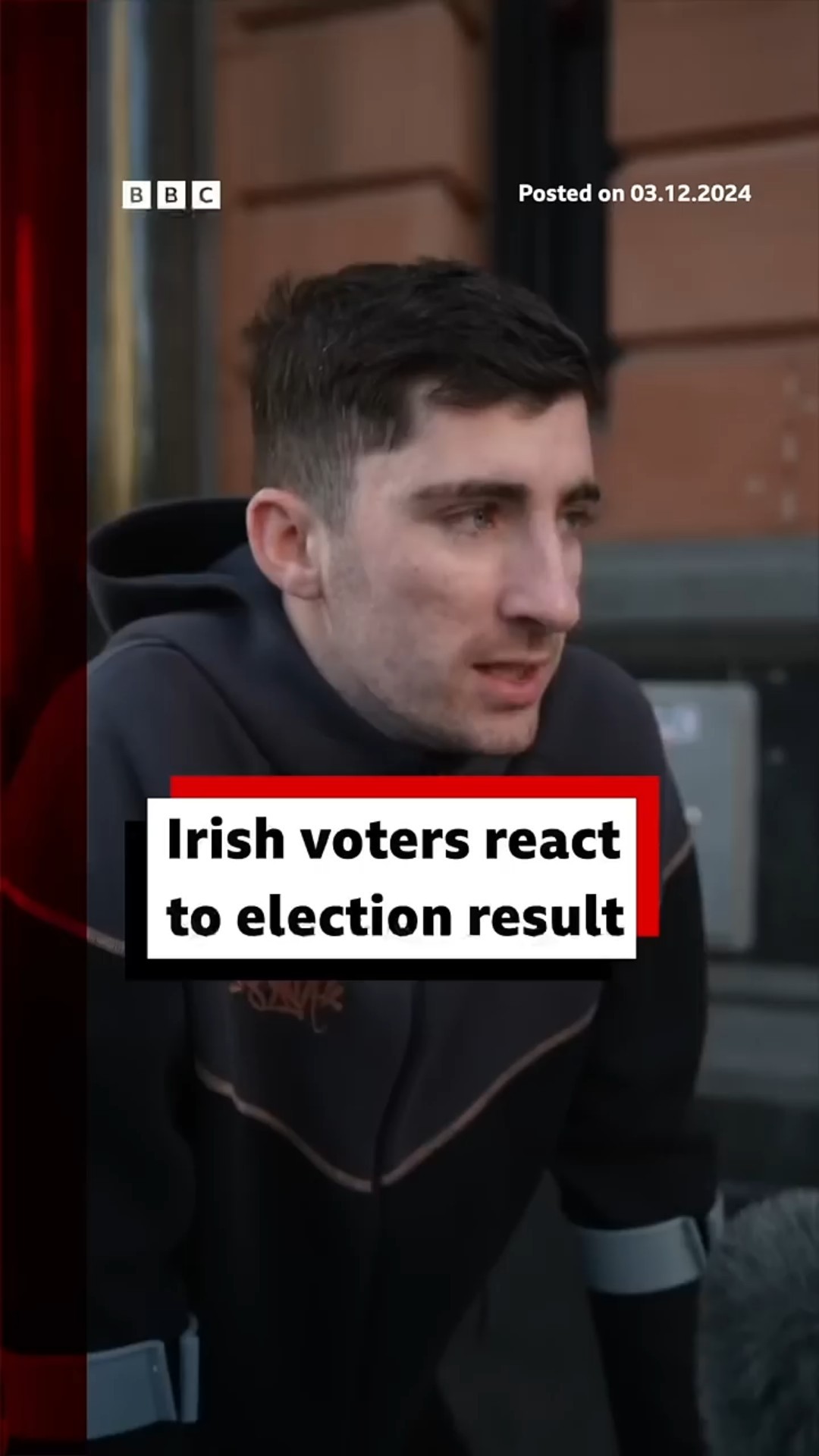 Irish voters react to election result. #Ireland #BBCNews