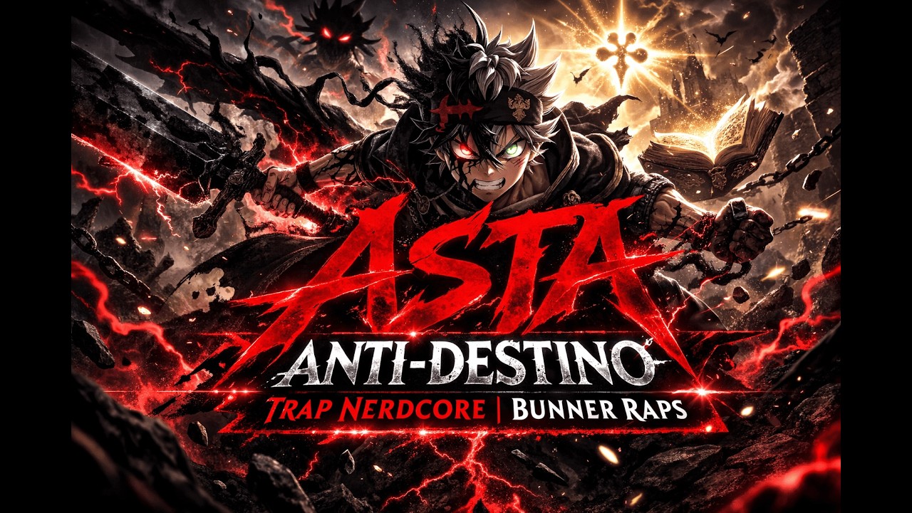 ASTA (Black Clover) - ANTI-DESTINO | Trap Nerdcore | Bunner Raps