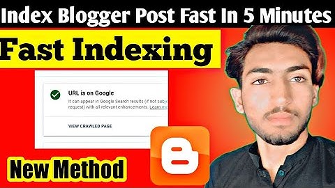 Index Blogger Post Fast in 5 Minutes | Fast Indexing New Method