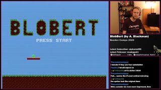 Celebrity Blobert [NES Homebrew] (pt. 2) || Nesdev Compo 2020 Wealth